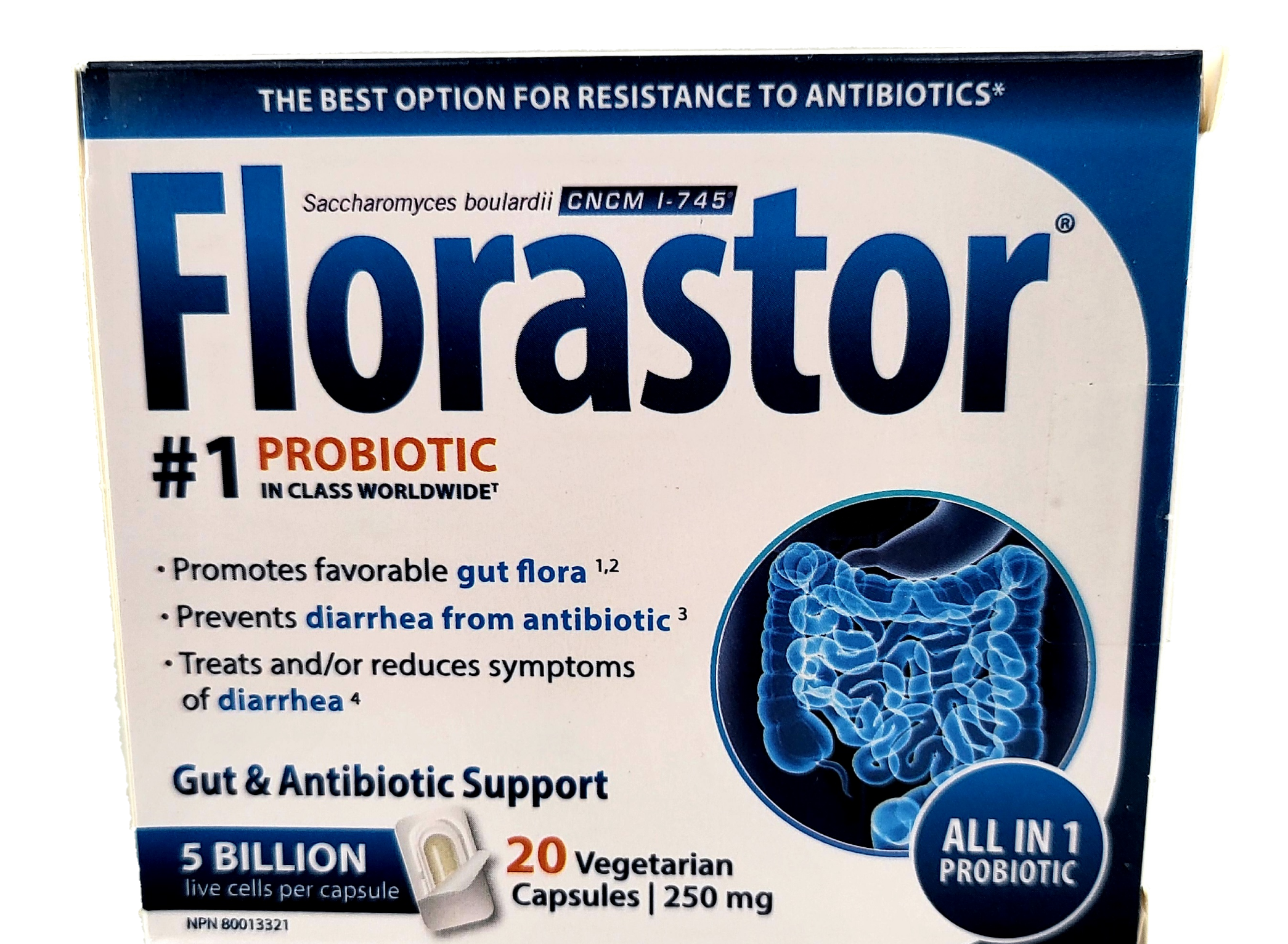 Florastor probiotic vs. GoodBelly probiotic